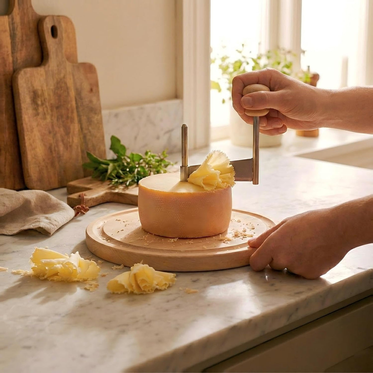 Cheese Slicer Rosette Cutter Stainless Steel Blade
