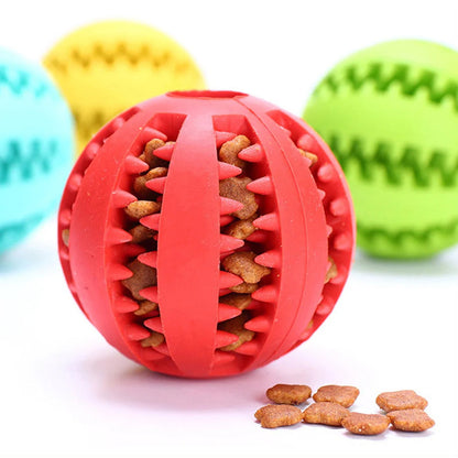 Chew Ball Treat-Dispensing Natural Rubber Dense Nubs