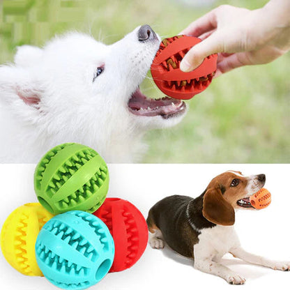 Chew Ball Treat-Dispensing Natural Rubber Dense Nubs