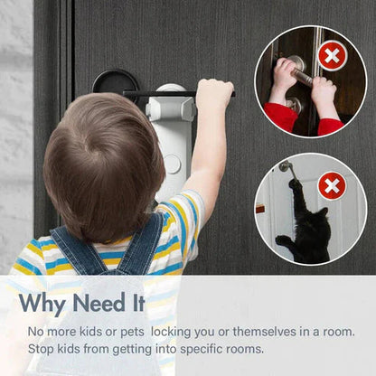 Child Safety Lock Self-Adhesive No-Drill Multi-Stage Opening