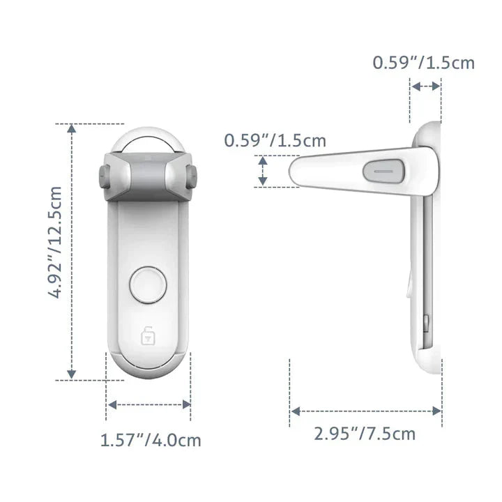 Child Safety Lock Self-Adhesive No-Drill Multi-Stage Opening