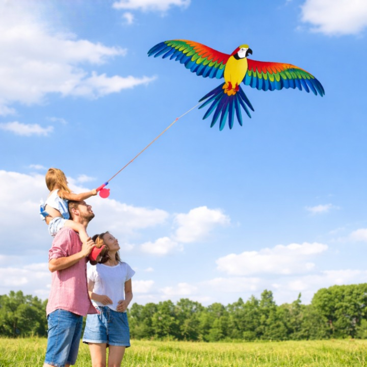 Children's Kite Fishing Rod Handle Polyester & Fiberglass