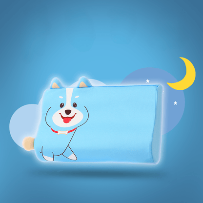 Children's Pillow Ergonomic Contour Breathable Memory Foam Washable Cover