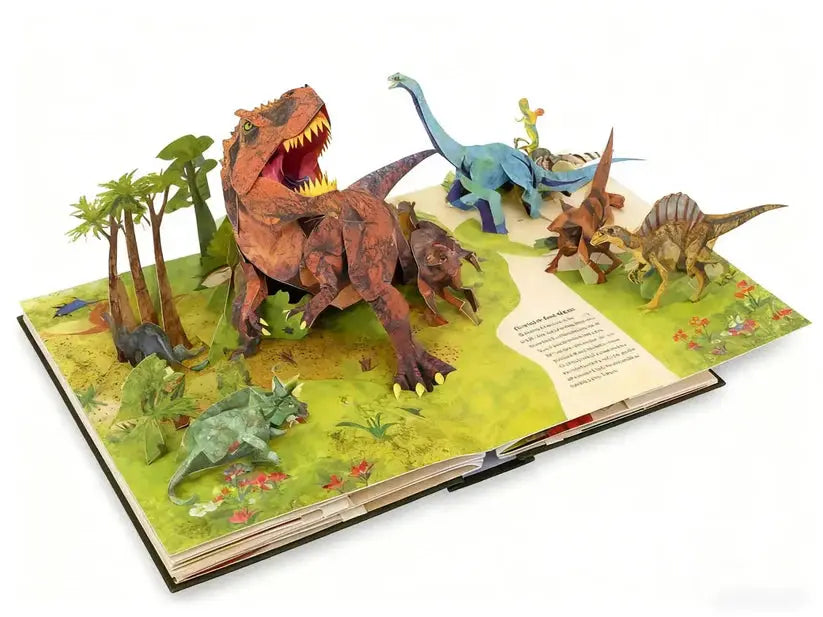 Children's Pop-Up Book 3D Dinosaur Scenes & Fun Facts