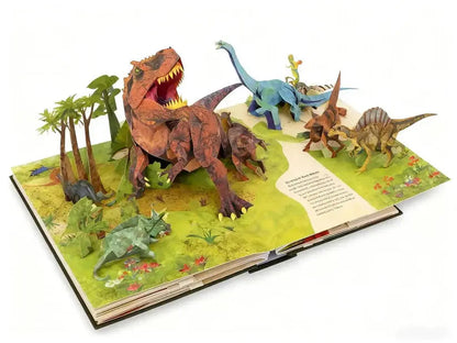 Children's Pop-Up Book 3D Dinosaur Scenes & Fun Facts