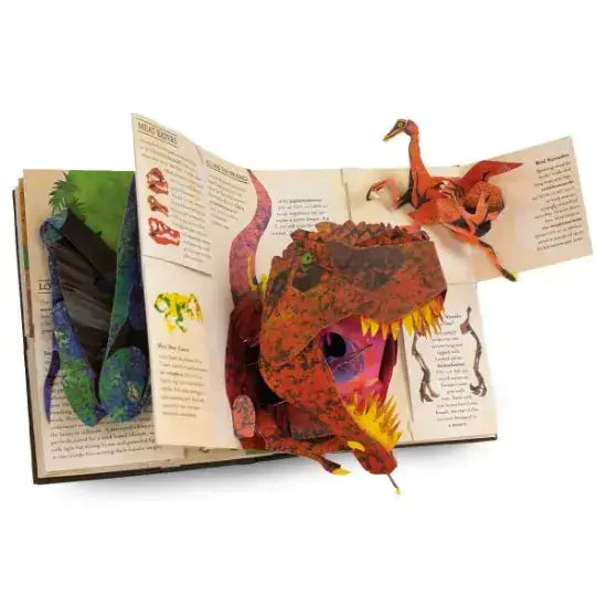 Children's Pop-Up Book 3D Dinosaur Scenes & Fun Facts