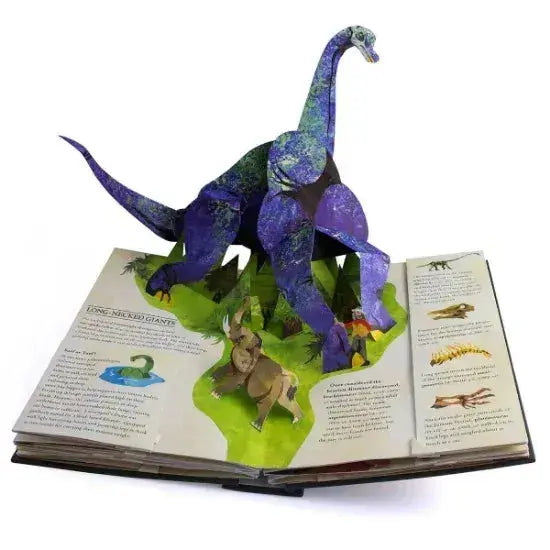 Children's Pop-Up Book 3D Dinosaur Scenes & Fun Facts