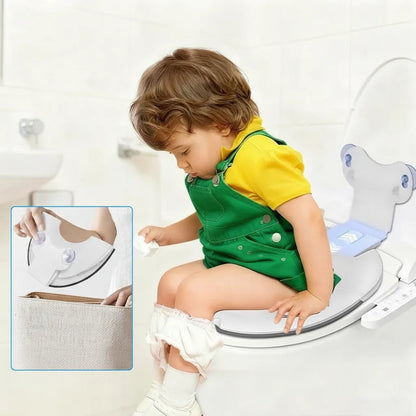Children's Toilet Seat 8 cm Splash Guard Non-Slip Base
