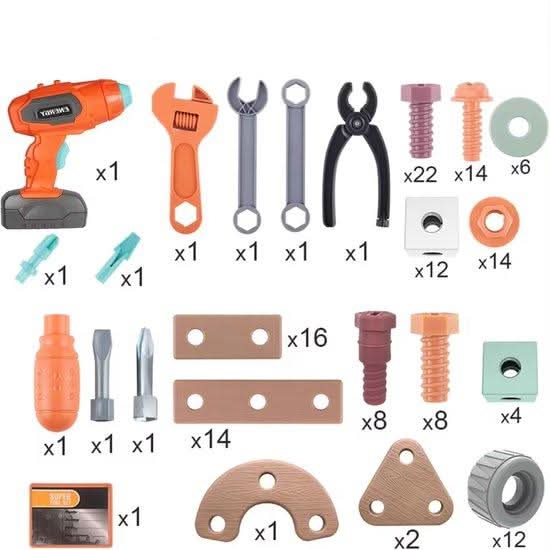 Children’s Tool Set ABS Plastic Pretend Play