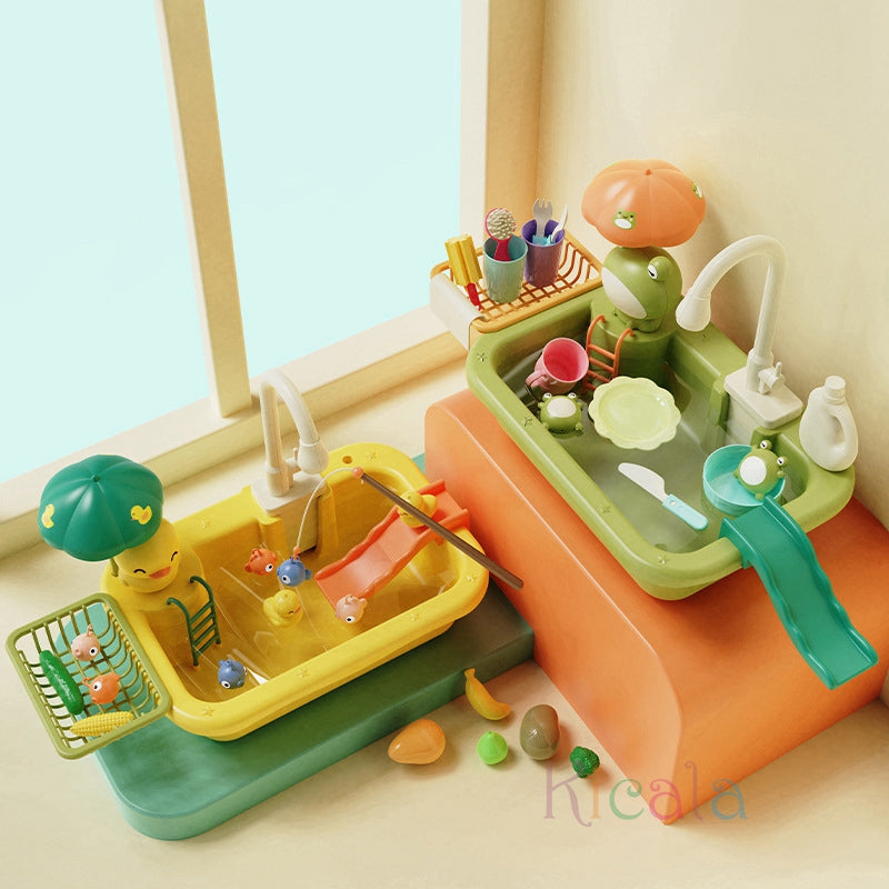 Children's Water Table Circulating Fountain & Accessory Set