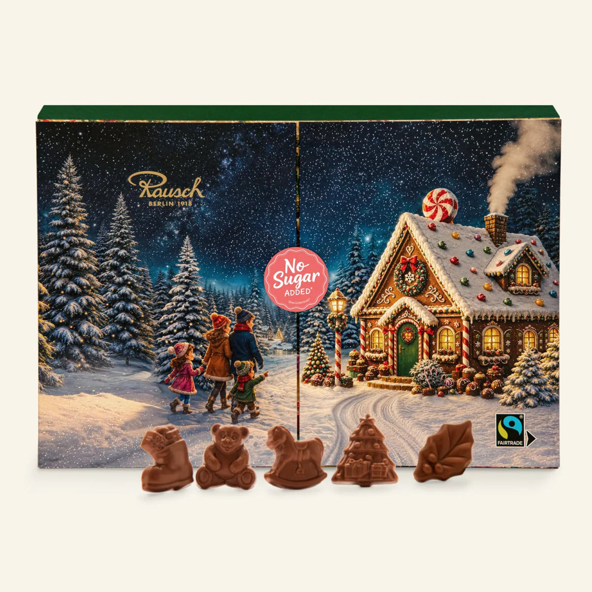 Chocolate Advent Calendar No Added Sugar 24 Figures