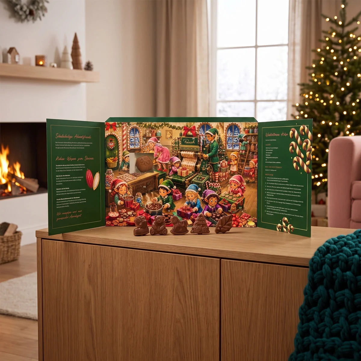 Chocolate Advent Calendar No Added Sugar 24 Figures