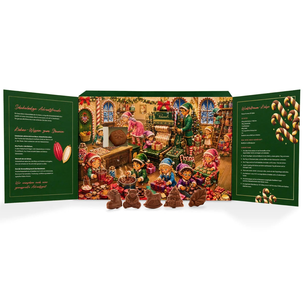 Chocolate Advent Calendar No Added Sugar 24 Figures