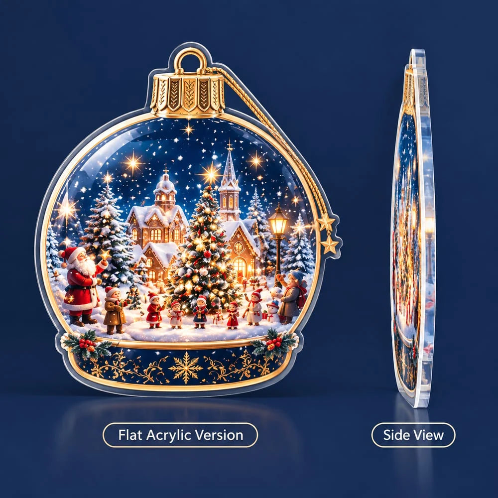 Christmas Bauble Advent Calendar 24 Ornaments 24-Day Countdown
