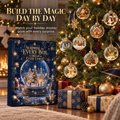 Christmas Bauble Advent Calendar 24 Ornaments 24-Day Countdown