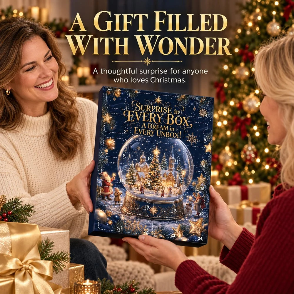 Christmas Bauble Advent Calendar 24 Ornaments 24-Day Countdown