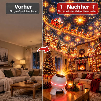 Christmas Light Projector USB-Powered Moving Patterns Indoor Use