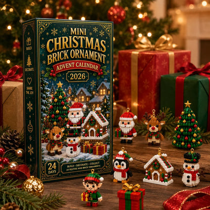 Christmas Ornament Advent Calendar 24 Mini Building Sets
