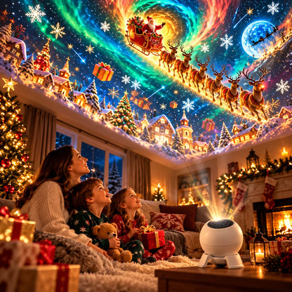 Christmas Projector Indoor Tabletop Festive Projection Light