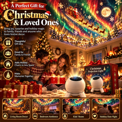 Christmas Projector Indoor Tabletop Festive Projection Light