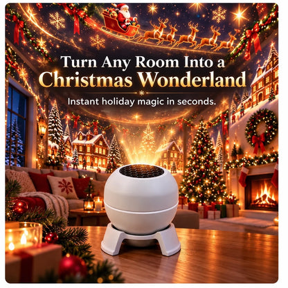 Christmas Projector Night Light USB Powered Wall & Ceiling Projection