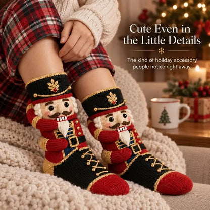 Christmas Socks Knitted 3D Hugging Character Design