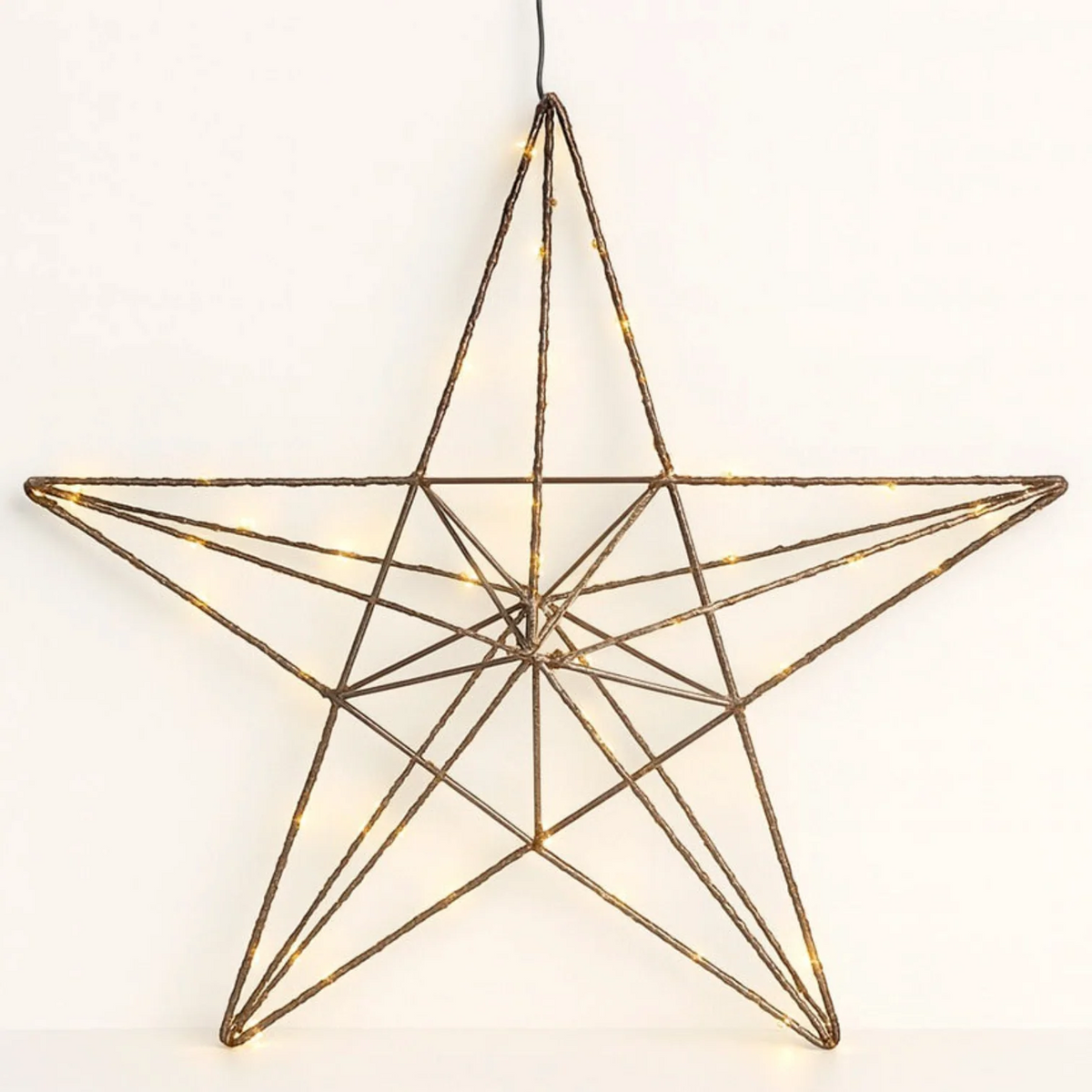Christmas Star Light Battery-Powered Warm LED