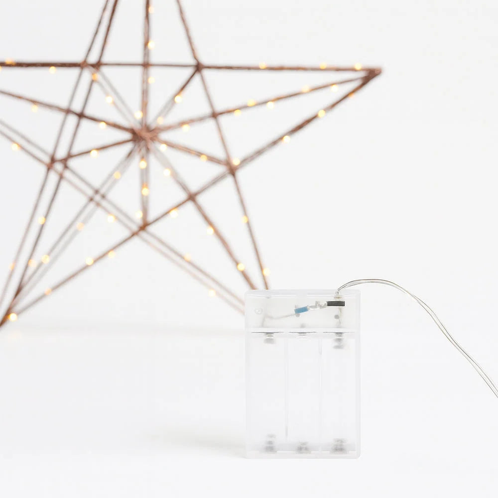 Christmas Star Light Battery-Powered Warm LED