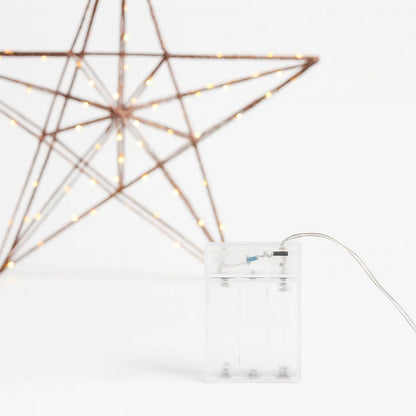 Christmas Star Light Battery-Powered Warm LED