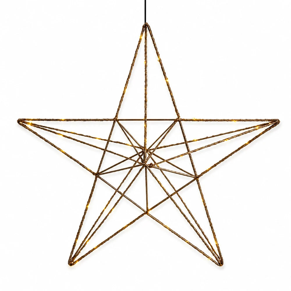 Christmas Star Light Battery-Powered Warm LED