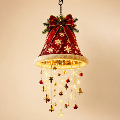 Christmas String Lights Santa Hat Design Warm LED Lights