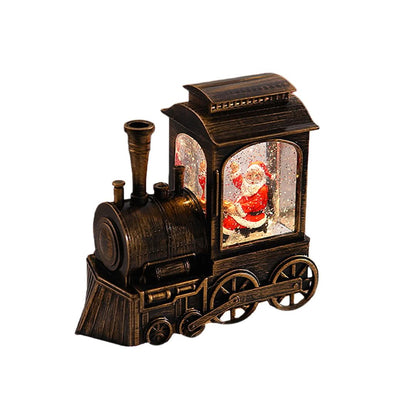 Christmas Train Light LED Falling Snow