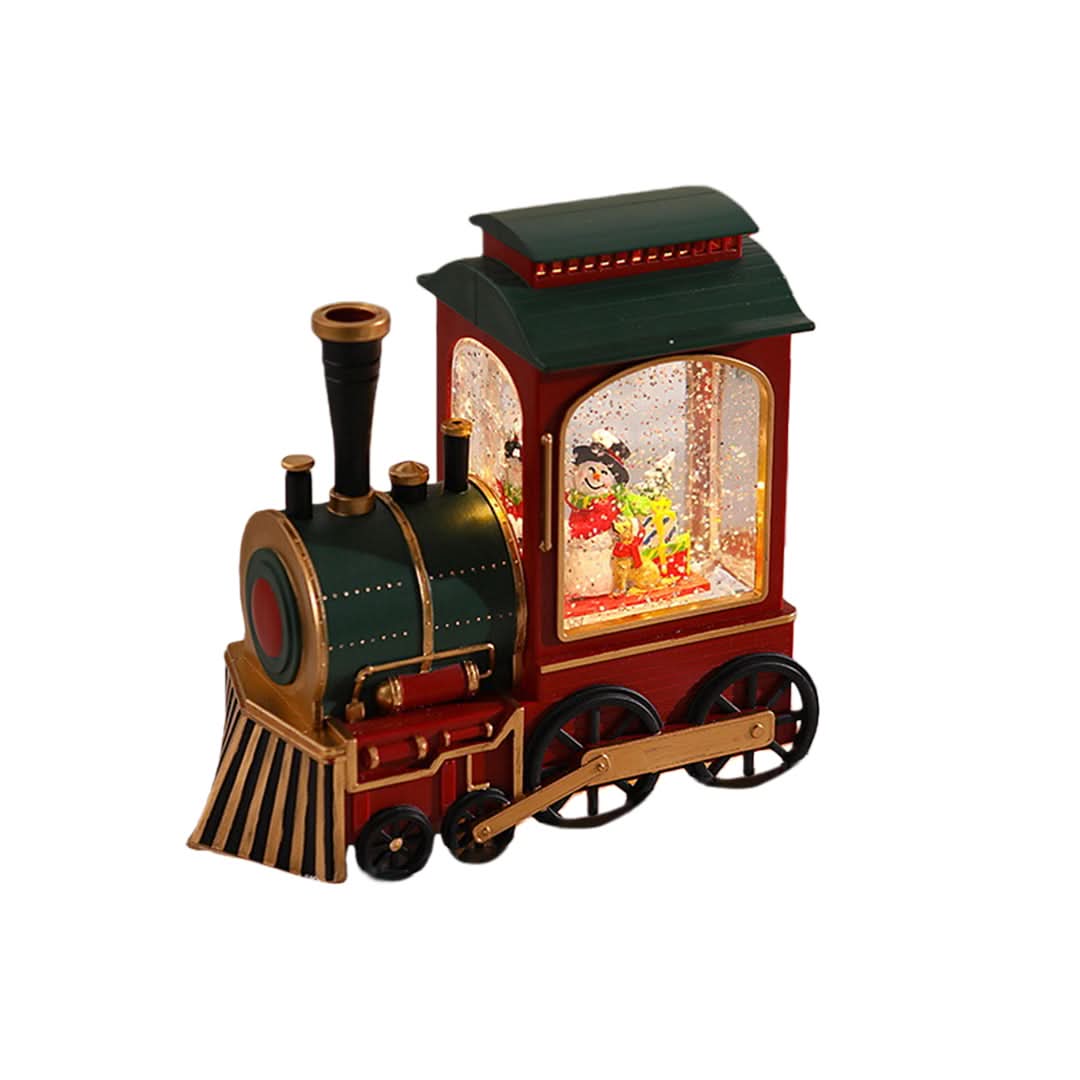 Christmas Train Light LED Falling Snow
