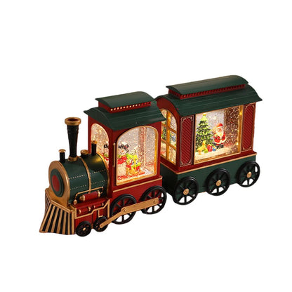 Christmas Train Light LED Falling Snow