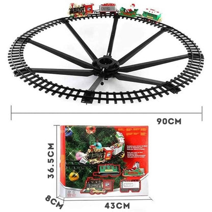Christmas Train Ornament Battery-Powered Animated Light & Sound