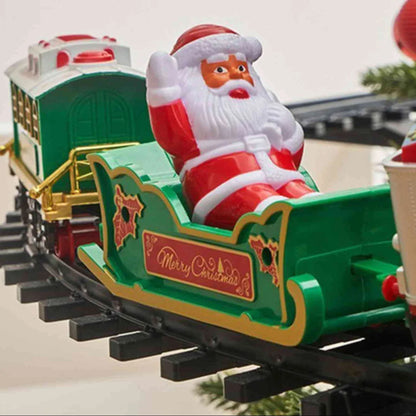 Christmas Train Ornament Battery-Powered Animated Light & Sound