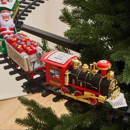 Christmas Train Ornament Battery-Powered Animated Light & Sound