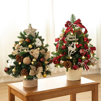Christmas Tree Mini Tabletop String Lights Included