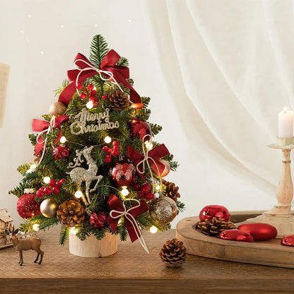 Christmas Tree Mini Tabletop String Lights Included