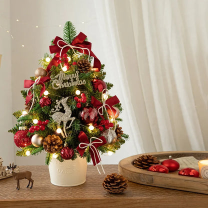 Christmas Tree Mini Tabletop String Lights Included