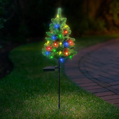 Christmas Tree Solar Powered Weatherproof Warm White LED