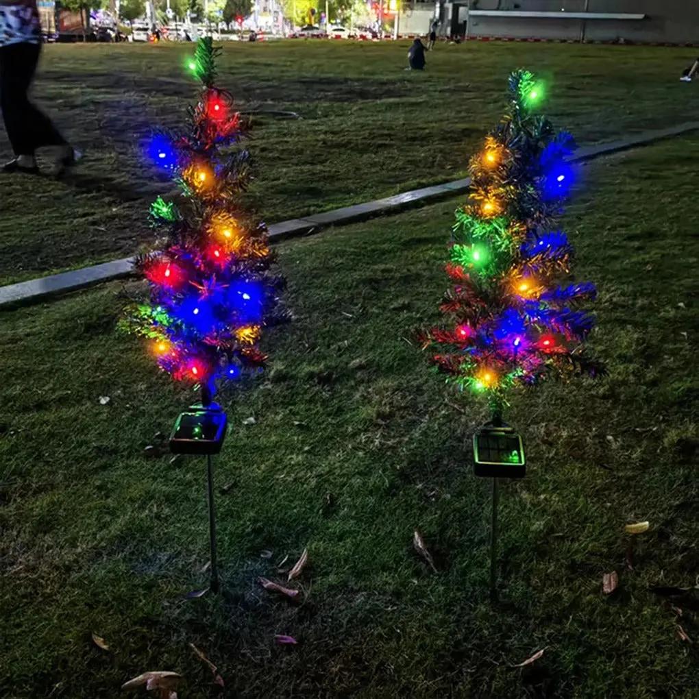 Christmas Tree Solar Powered Weatherproof Warm White LED