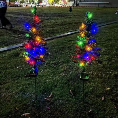 Christmas Tree Solar Powered Weatherproof Warm White LED