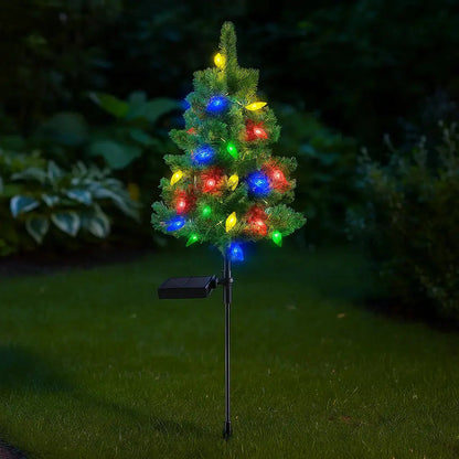 Christmas Tree Solar Powered Weatherproof Warm White LED