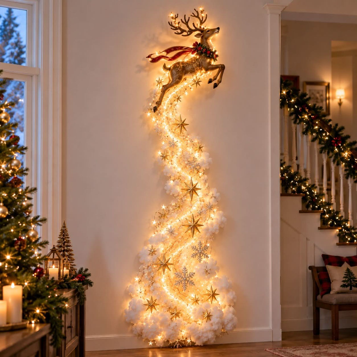 Christmas Wall Light Whimsical Warm Glow