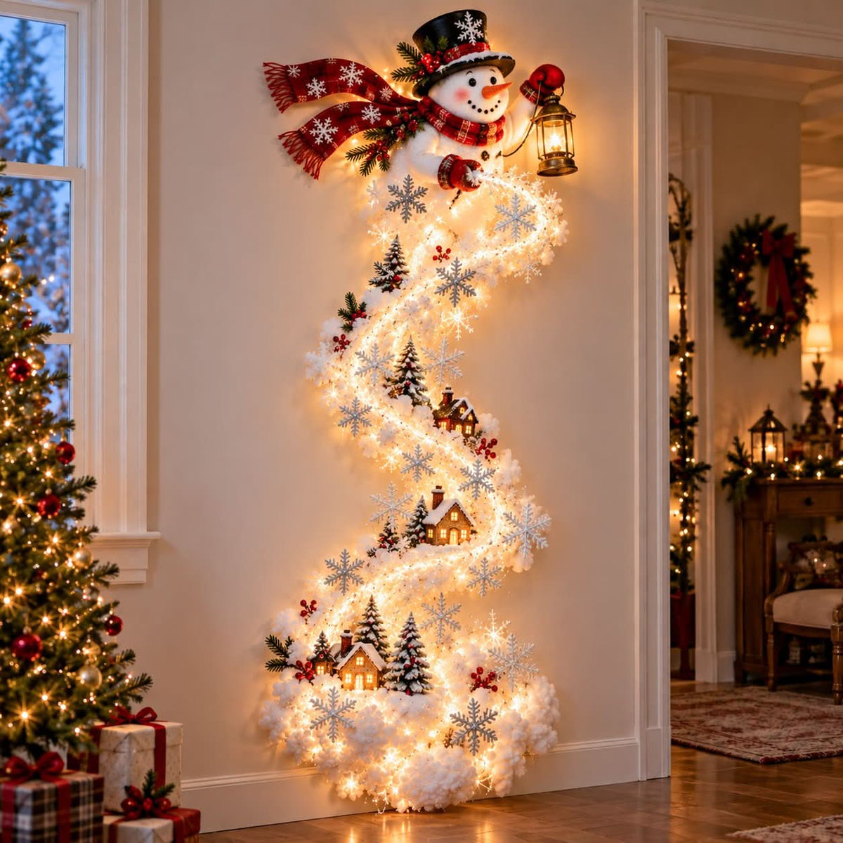 Christmas Wall Light Whimsical Warm Glow