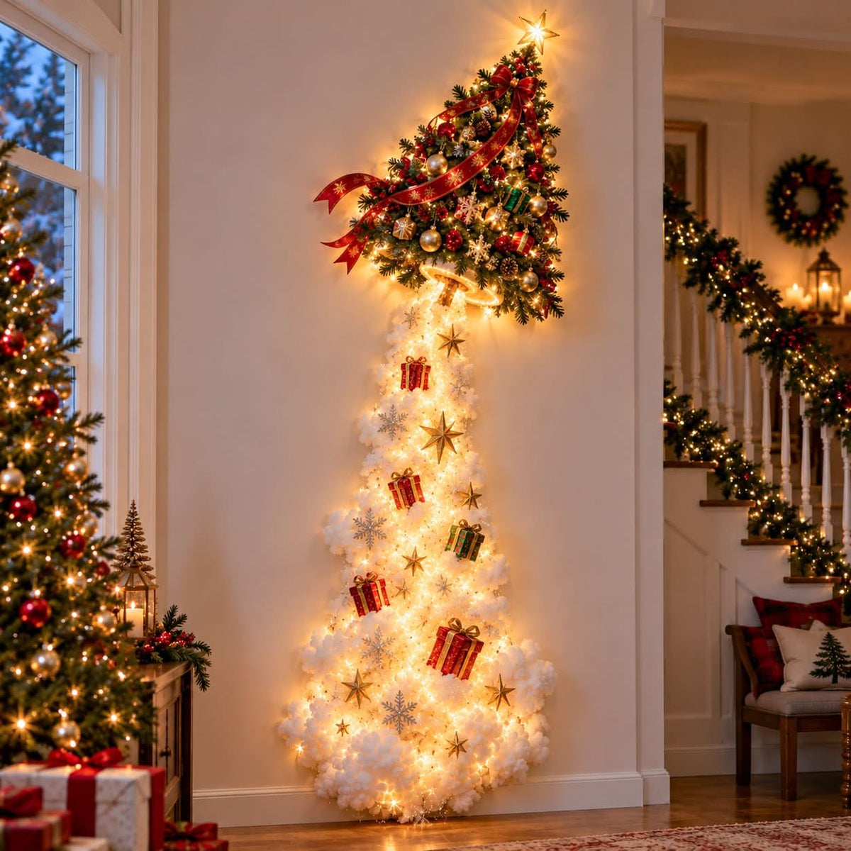 Christmas Wall Light Whimsical Warm Glow