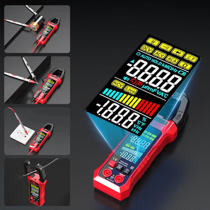 Clamp Meter Auto-Range 600A AC/DC NCV & LED Light