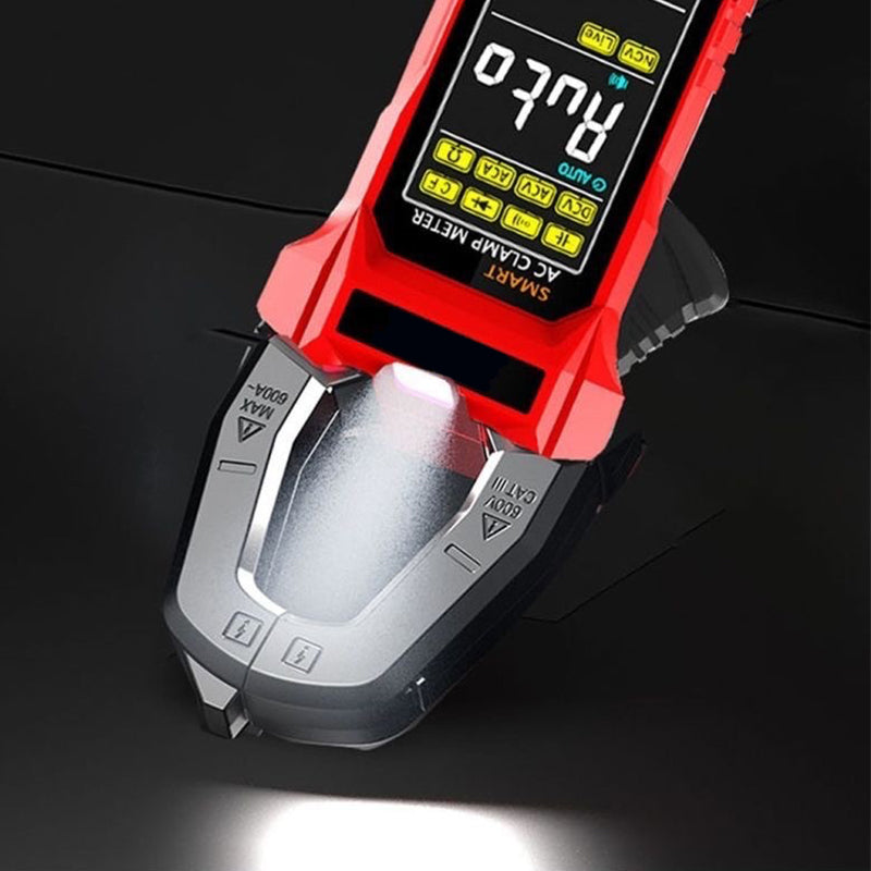 Clamp Meter Auto-Range 600A AC/DC NCV & LED Light