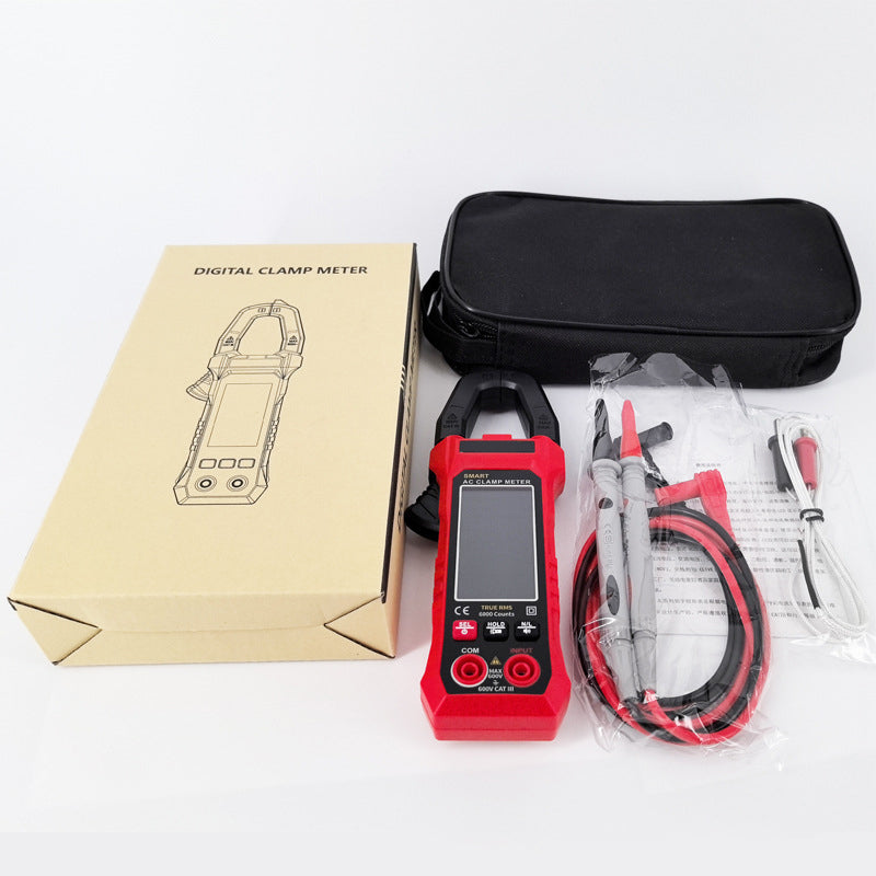 Clamp Meter Auto-Range 600A AC/DC NCV & LED Light